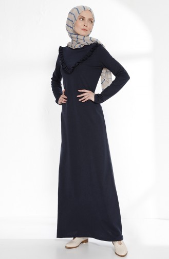 Robe Hijab Bleu Marine 2992-03