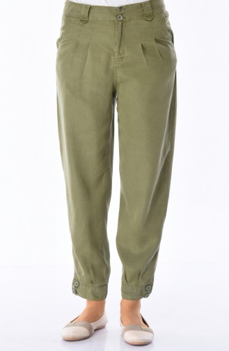 Tencel Pants with Pockets 2585-03 Khaki 2585-03