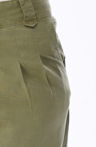 Tencel Pants with Pockets 2585-03 Khaki 2585-03