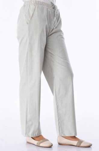 Pantalon Taille élastique 5011-01 Beige 5011-01
