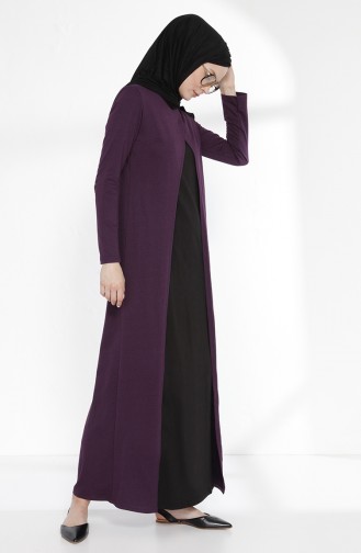 Two Thread Dress Suit 3158-05 Purple Black 3158-05