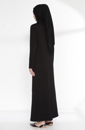 Black İslamitische Jurk 2895-08