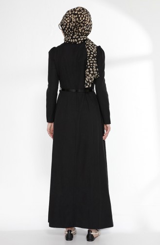 توبانور فستان بتصميم حزام للخصر 2781-12 لون أسود 2781-12