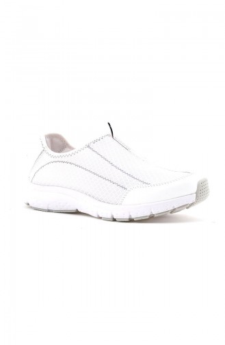 White Sport Shoes 6214-02