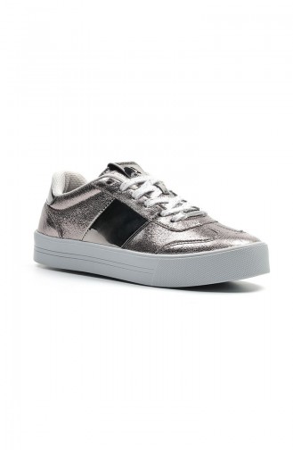 Letoon Chaussures Sport Pour Femme 7212-02 Argent Gris 7212-02