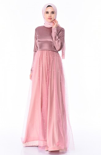 Lila Hijab-Abendkleider 12002-01