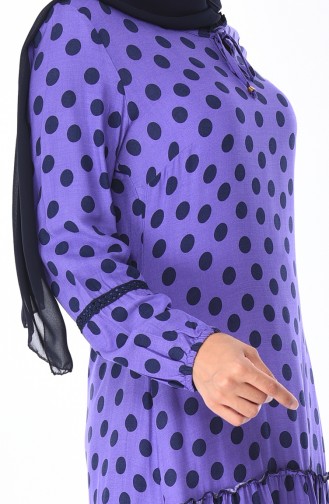 Purple Hijab Dress 8Y3829902-03