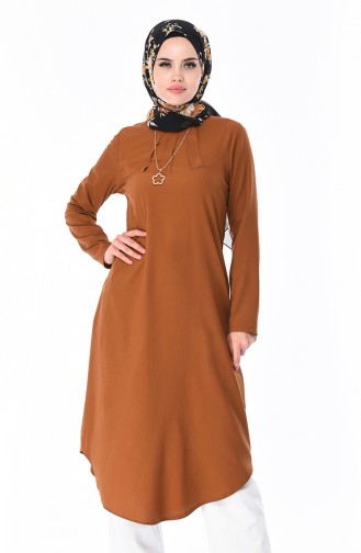 Kolyeli Tunik 3043-08 Taba