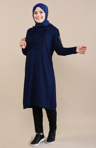 Navy Blue Tuniek 1182-05