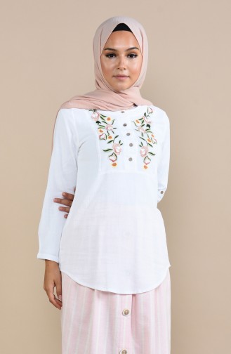 White Blouse 21205-07