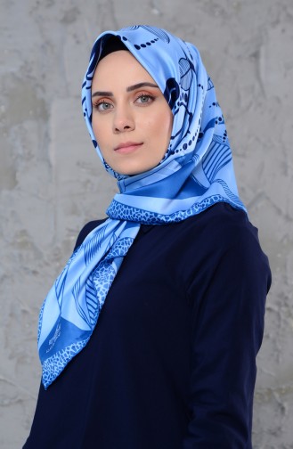 Blau Kopftuch 1199-31