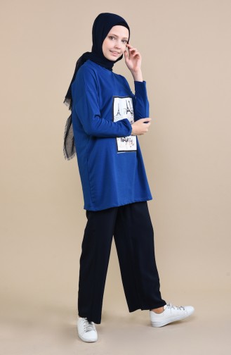 Dark Navy Blue Pants 2093-02