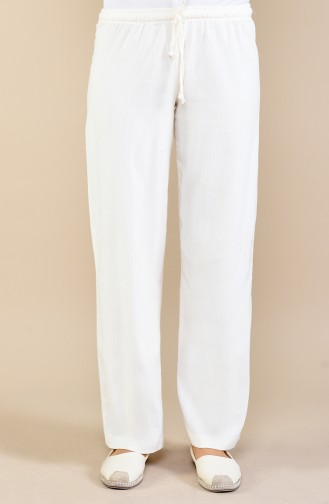 Cream Pants 14001-02