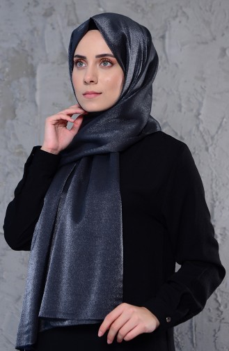 Levidor Düz Parlak Şal 2304-17 Siyah