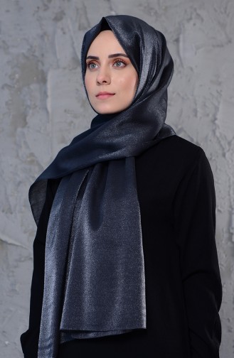 Levidor Düz Parlak Şal 2304-17 Siyah