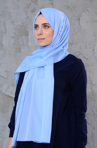 Schal aus Bursa Seiden 13064-07 Babyblau 13064-07