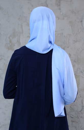 Schal aus Bursa Seiden 13064-07 Babyblau 13064-07