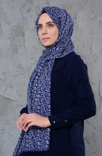 Navy Blue Shawl 120-101