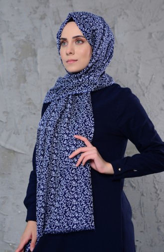 Navy Blue Shawl 120-101