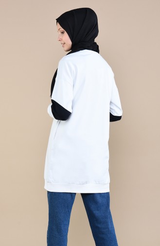 White Sweatshirt 3455-02