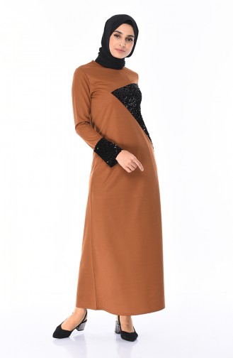 Cinnamon İslamitische Jurk 4002-06