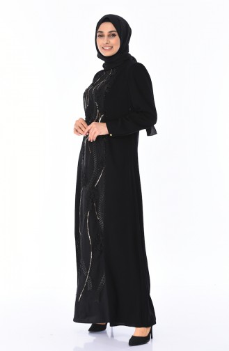 Black İslamitische Jurk 7Y3726202-01