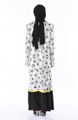 Gray Hijab Dress 9102-01