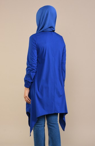 Pamuklu Tunik 1232A-01 Mavi