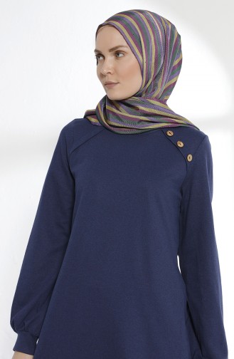 Light Navy Blue Tuniek 3066-08