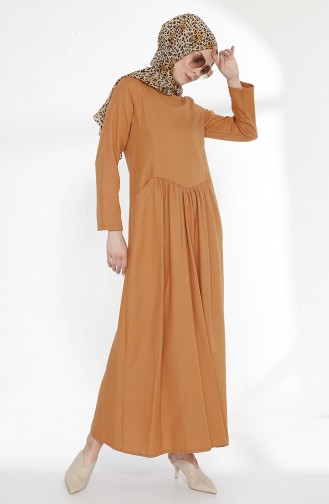 Biscuit Hijab Dress 3092-09