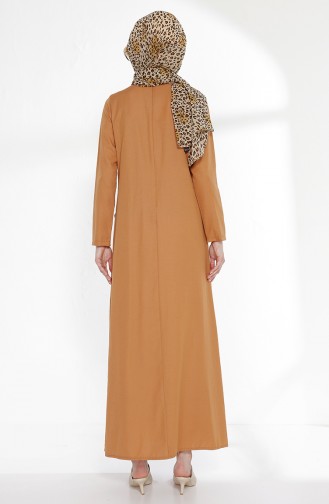 Biscuit Hijab Dress 3092-09