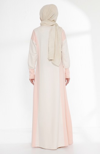 TUBANUR Garnili Dress 2941-09 Light Beige Powder 2941-09