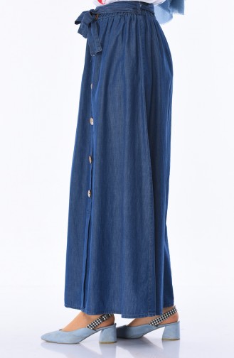 Navy Blue Skirt 4086-02