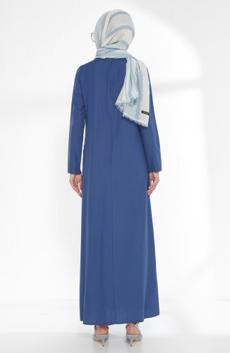 Indigo Hijab Kleider 3092-10