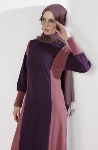 Robe Garnie 2941-16 Pourpre Rose Pâle 2941-16