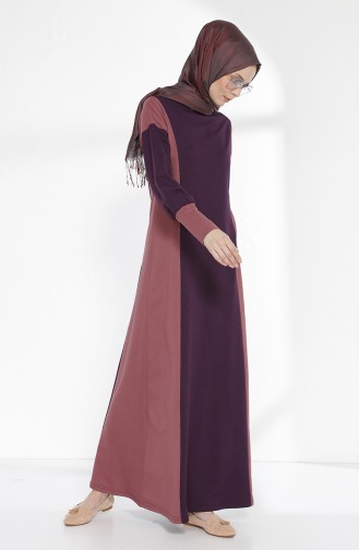 TUBANUR Garnili Dress 2941-16 Purple Dried Rose 2941-16