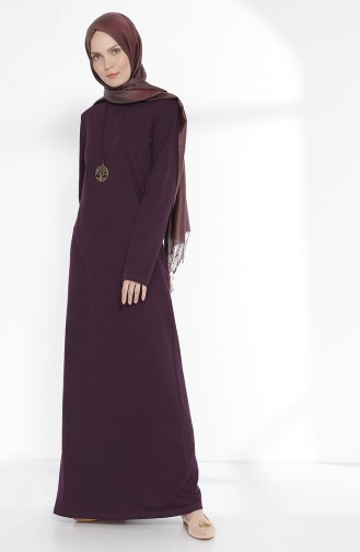 Robe avec Collier 2779-08 Pourpre 2779-08