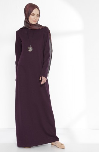 Robe avec Collier 2779-08 Pourpre 2779-08