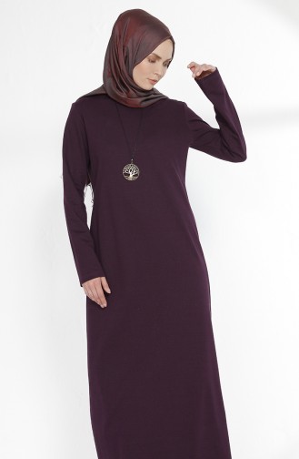 Robe avec Collier 2779-08 Pourpre 2779-08