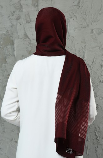 Claret Red Shawl 2306-13