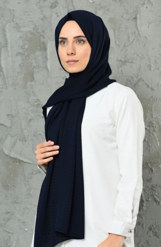 Navy Blue Sjaal 2307-12