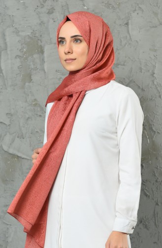 Dark Dusty Rose Shawl 2308-14