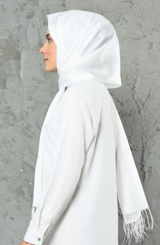 White Sjaal 13069-14