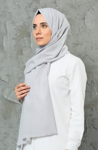 Light Gray Sjaal 140-104