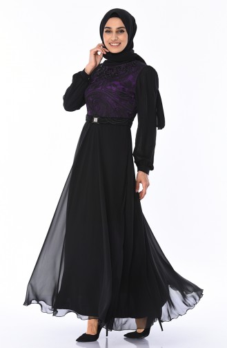 Purple Hijab Dress 7Y3715403-04