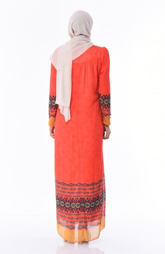 Coral Hijab Dress 6Y3608429-01