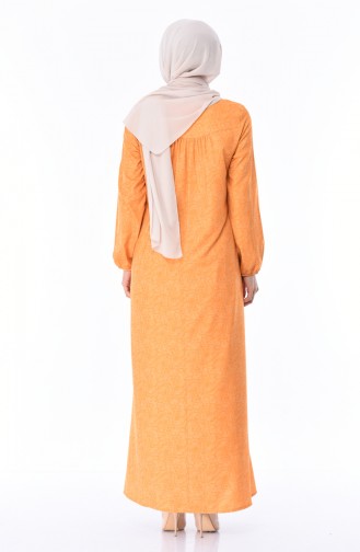 Mustard Hijab Dress 6Y3608430-01