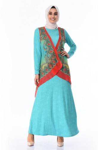 Green Hijab Dress 6Y3612303-01