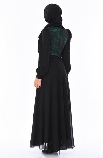 Green Hijab Dress 7Y3715403-03