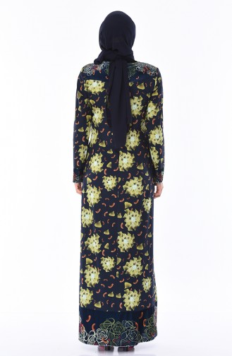 Green Hijab Dress 7Y3716800-01